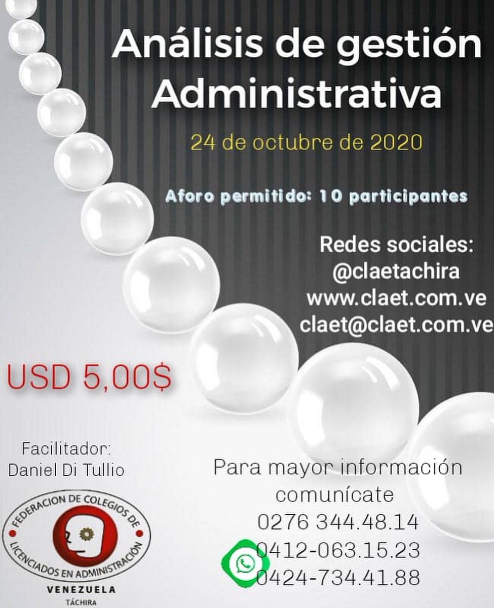 claetachira's tweet photo. Te esperamos en nuestros cursos online y/o presenciales contáctanos en la bio o al whastapp 0412-0631523
#claet #feclave #solicitudsolvenciadigital #somoslac #soylicenciadoenadministracioncolegiado https://t.co/AFZ9T9MmE2