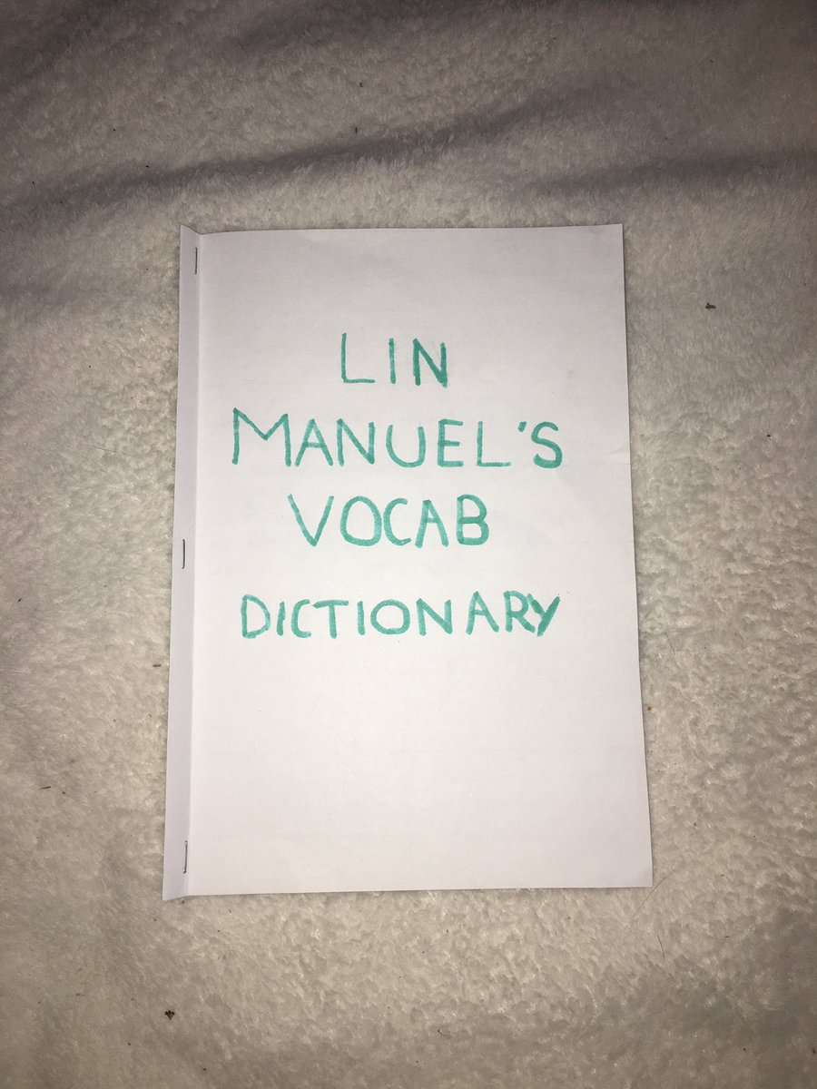 DailyHamilFix's tweet photo. The dictionary is here!! Thankyou everyone for the help!!💜💜 @Lin_Manuel @Vegalteno @VAMNit https://t.co/mBJtEQ4EH2
