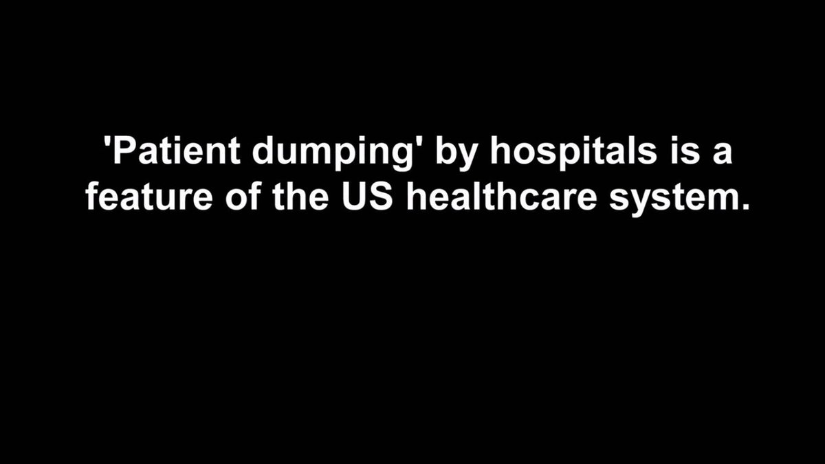 GHFilm's tweet photo. “If your heart really is to help those in need on the one hand, but on the other hand somebody else’s heart is profit; how can you reconcile those two?"
A long-standing issue in the USA has arrived in the UK
#TheDirtyWarOnTheNHS #SaveOurNHS #KeepOurNHSFree #NHS #ghfclassics https://t.co/TziWWBV8XO