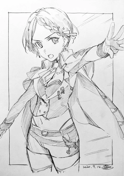 一日一奏!奏チャ!「てぇーーーーーっ!!!!」です。主砲を撃つ速水艦長。

母艦の主砲って命中率低いイメージですね、何とは言いませんが。

では、10連回してきます。 