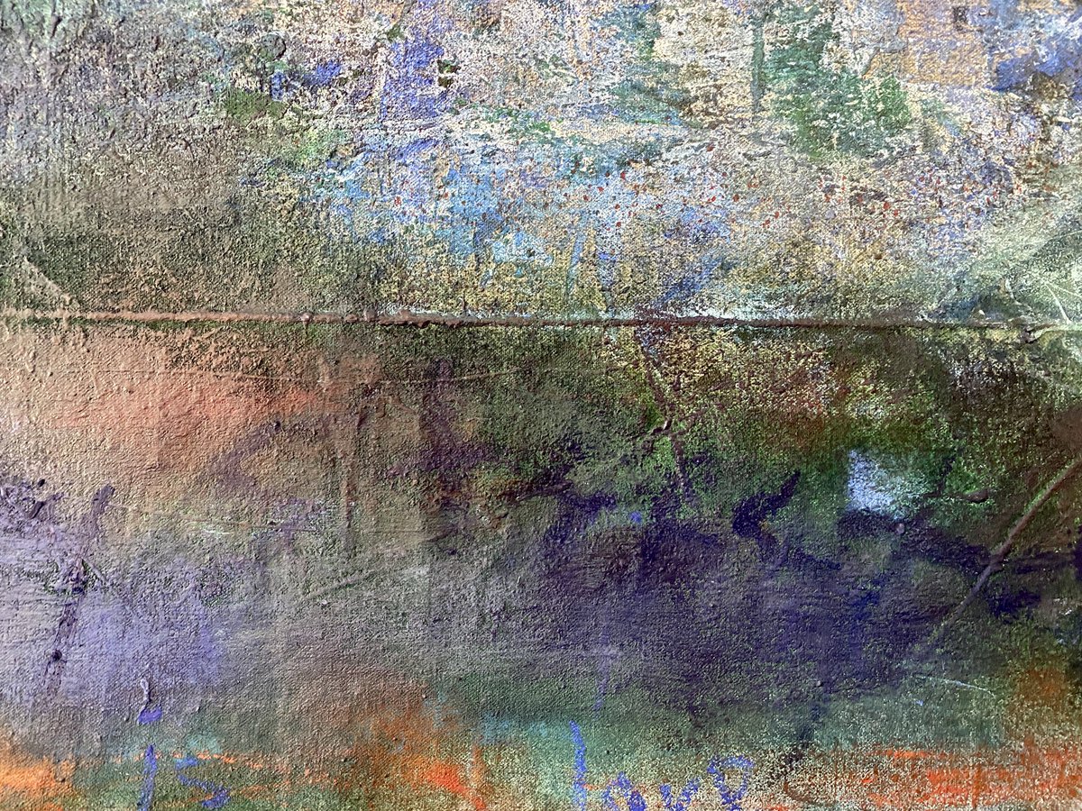 swimdeep's tweet photo. #Stream Snow on Mulberry Street / oils, oil crayons, raw pigment, leather paint on canvas, 4x16ft. https://t.co/yhvF0tb1fy