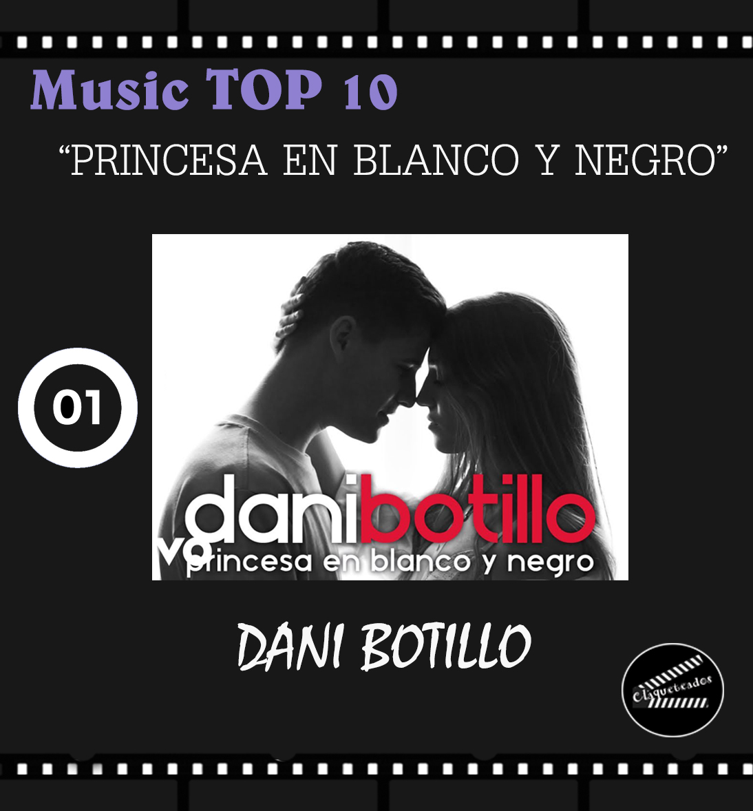 deondanews's tweet photo. Y en el número 1 (+9) sube @DaniBotillo con su tema "Princesa en blanco y negro" con casi 36mil votos!Es el 1º single de su 1º disco con el que se está dando a conocer este año! Enhorabuena Dani!🥇
#DaniBotillo #PrincesaEnBlancoyNegro
Videoclip: ⬇️
https://t.co/vS2Grld8cR https://t.co/mGpwPh5vOc