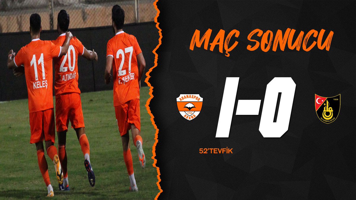 [🚨] Sezonuna üç puan ile başladık! 💪🐅

#ADANASPOR 1-0 <a href="/istanbulspor/">İstanbulspor A.Ş.</a> #ASVİS
