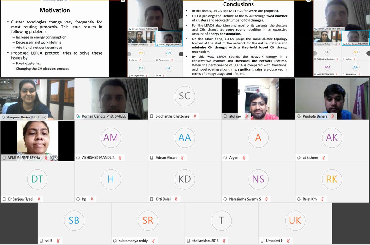 ieee_acsircsio's tweet image. IEEE AcSIR-CSIO SB is successfully conducted a virtual talk on *Novel Energy Efficient Protocols for Wireless Sensor Network Applications* on Sept 13, 2020 at 6 pm(IST).
#IEEE #AcSIRCSIO #CSIO #AI #5G #ArtificialIntelligence