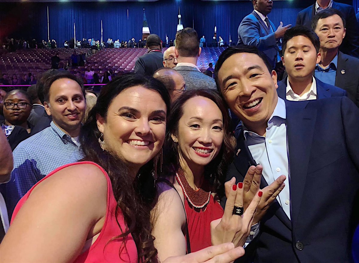 TyrenePamstein's tweet photo. #YangMemory β One year ago was such a hopeful time. So proud of how far weβve come but thereβs much work left to do. #YangGang #YangGangForever #HoustonDebates https://t.co/VH6VWlgkXx