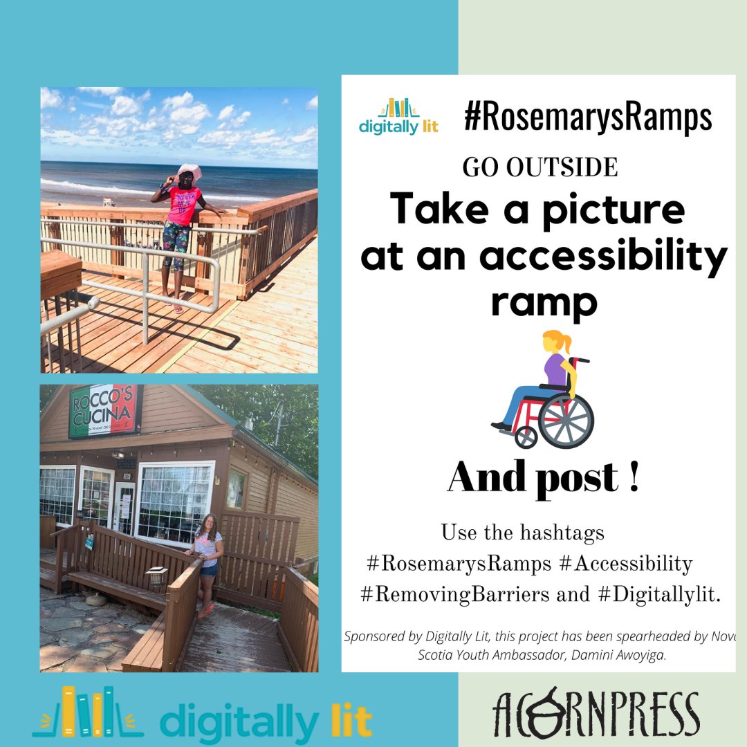 Don’t forget to snap a picture to support #RosemarysRamps next time you’re out! Together, let’s raise awareness about local businesses and community organizations that prioritize #Accessibility! ✨♿