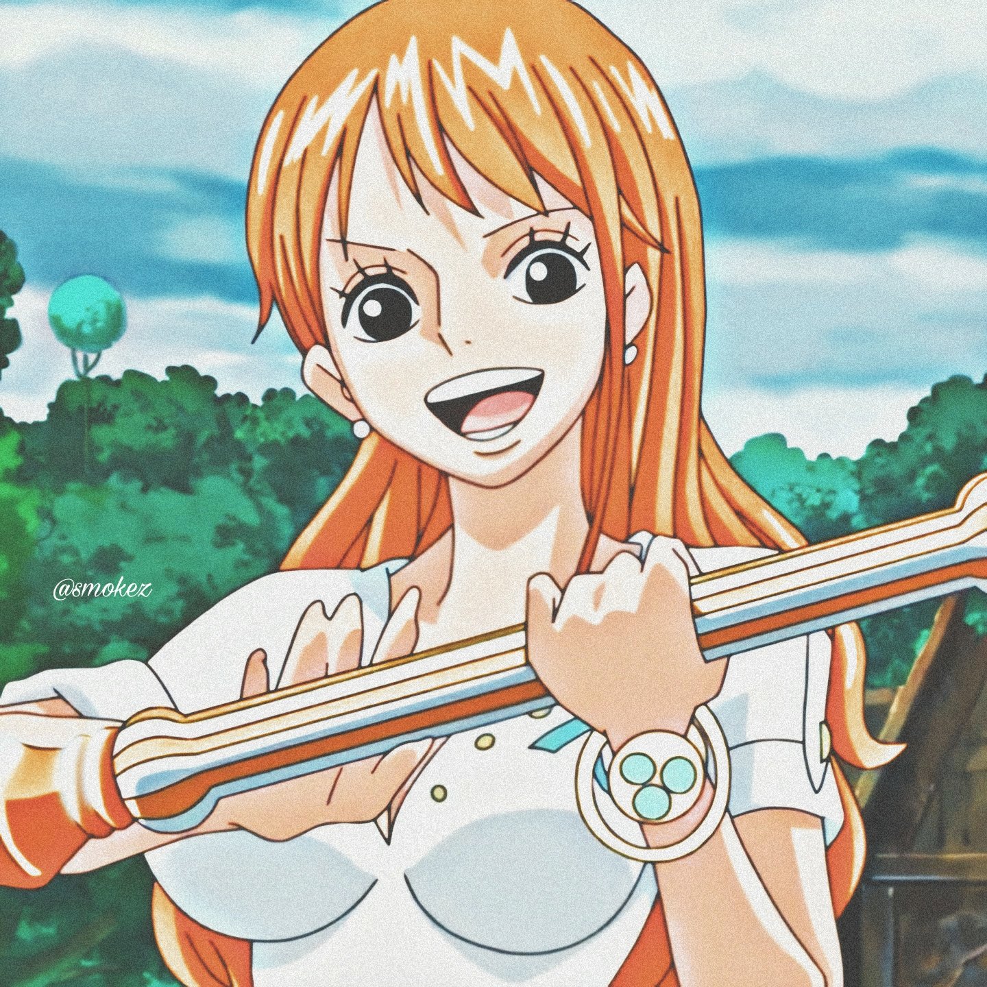 🍊☁️ ๑ ◞♡⃕ Anime : One Piece 🎐 - Character : Nami #anime #animeicons  #animepfps #animeedits #animescreencaps #onepiece #nami…