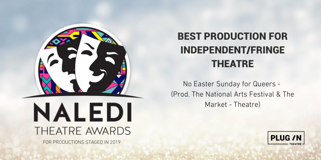 plugintheatre's tweet photo. Congratulations!! @artsfestival @MarketTheatre @NalediAwardsSA #naleditheatreawards https://t.co/1VNoQTCl1A