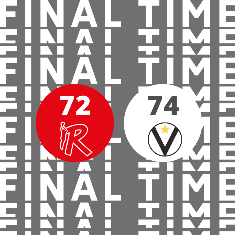 Alla Unipol Arena vince la Virtus Bologna 74-72, ma la UNAHOTELS esce tra gli applausi degli oltre 1000 presenti, al termine di una bellissima Supercoppa! 
Per i biancorossi 17 punti di Leo Candi, i 15 di Tomas Kyzlink e i 13 di Brandon Taylor