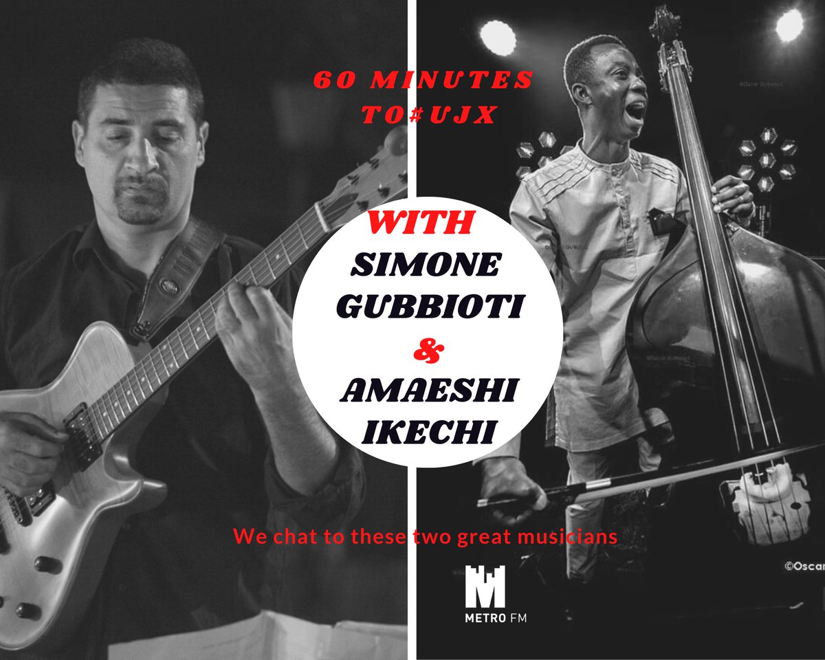 nothembaujx's tweet photo. We are 60 min to #jackoclock on #UJX with @gubbiottisimone &amp; @amaeshiikechi and lots more 🎶🎧 https://t.co/m6qS8DPAAy