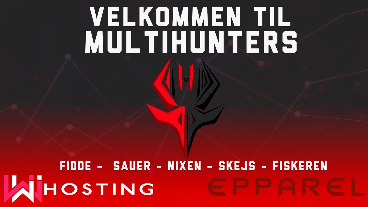 Så kan vi løfte sløret på holdet der skal præsentere os i ESEA, og Elgigant ligaen fra næste season af! 

Velkommen til drengene, som agere som MultiHunters nye førstehold.
Vi glæder os super meget til at se hvad de kan bringe til organisationen, og hvad vi kan opnå med dem!