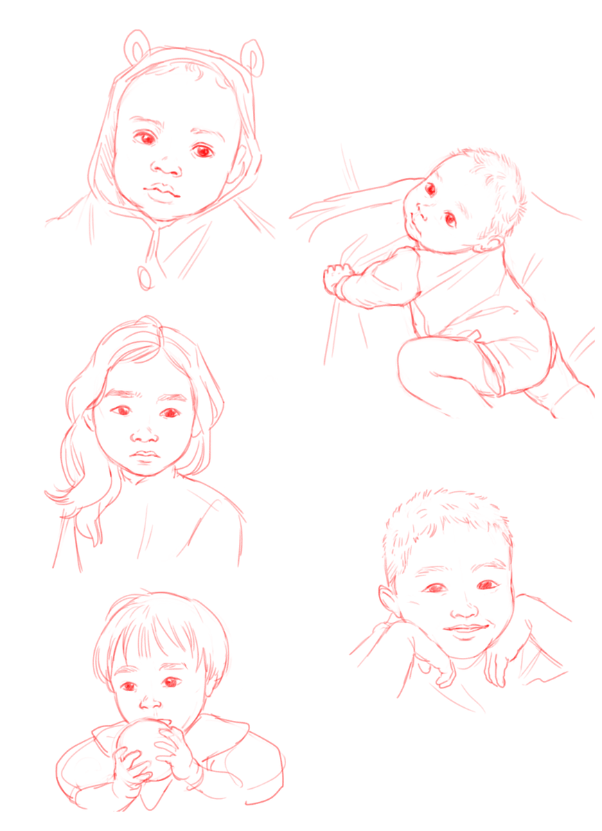 baby studies, from instagram and baby pics of friends and family 