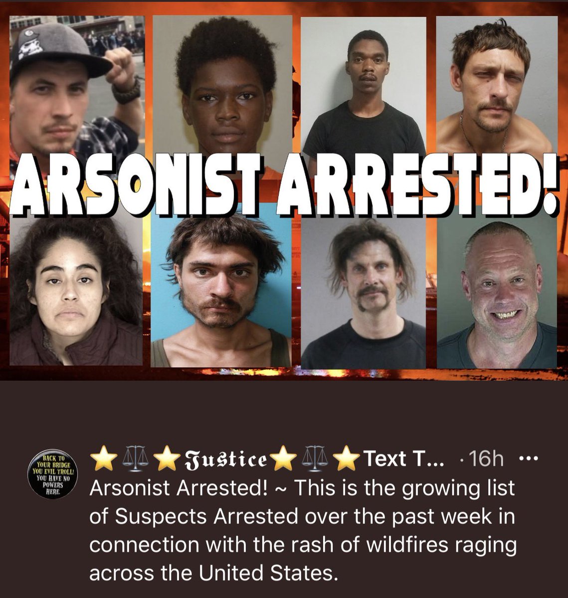 EmotionsCloud's tweet photo. how do people see this and still live in denial? 🙄
hundreds of fires from a gender reveal? 🙄
WAKE UP PEOPLE DAYUMMMM
COORDINATED ANTIFA TERRORISM!!!!!
#LockUpAntifa https://t.co/m2N40vLvvB