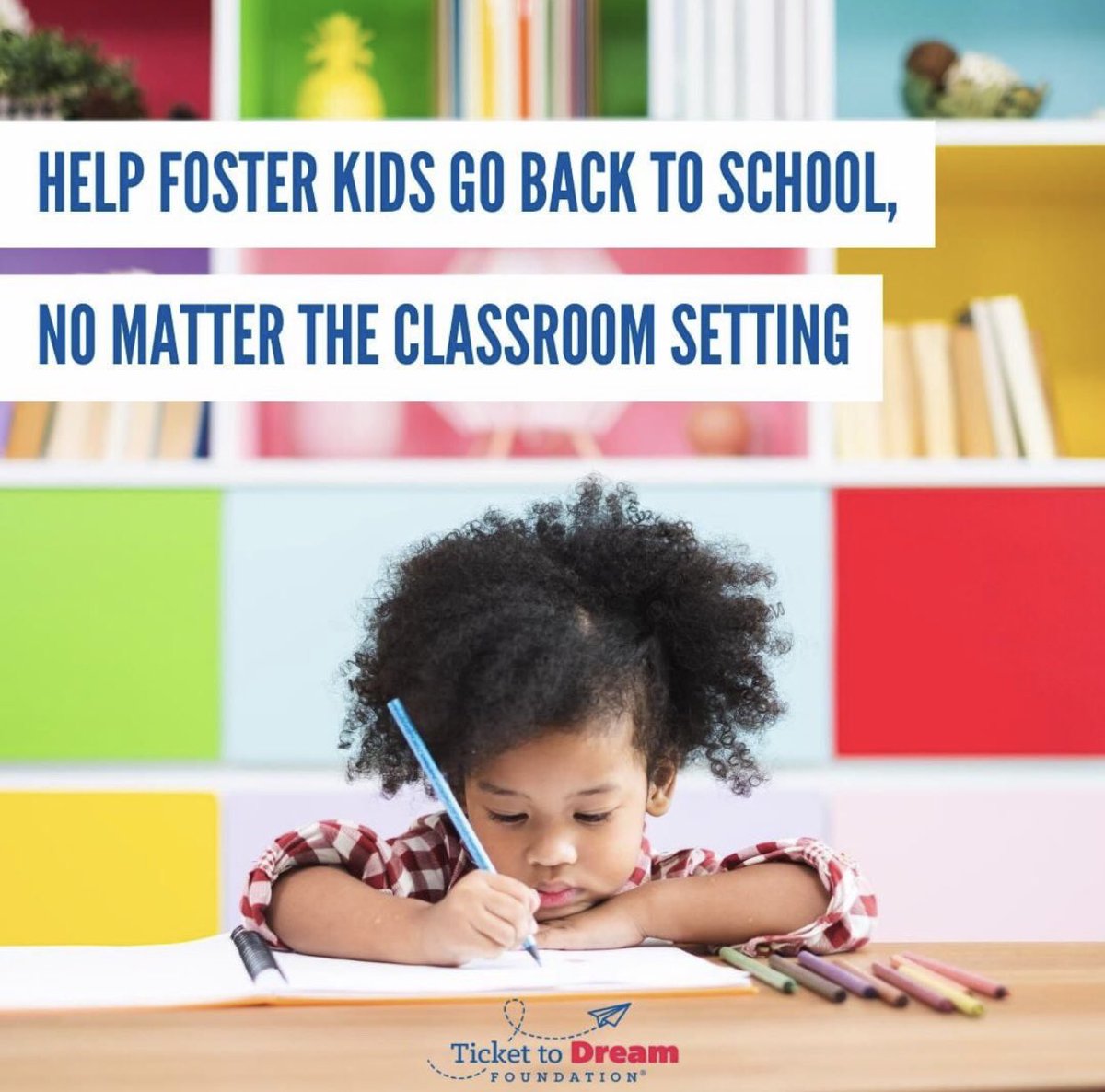 weareinspiritus's tweet photo. We are so excited about this collaboration between our partners, @tickettodream &amp; @famousfootwear! Famous Footwear is kicking off the project with donating 12,000 pairs of shoes, just in time for back to school. You can help foster youth feel famous when you shop at FFW. https://t.co/MiFH6AGEmG