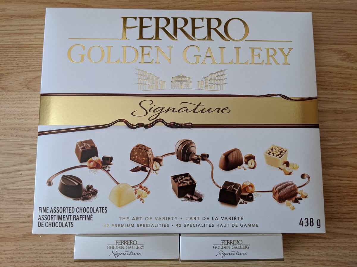 Highly recommend checking out the new Ferrero Golden Gallery Signature shop on King West. Nice backdrops for photos and you pick 3 chocolates to go in a free small box to take home! Chocolates to be released publicly soon. #goldengallerysignature #theartofchocolate