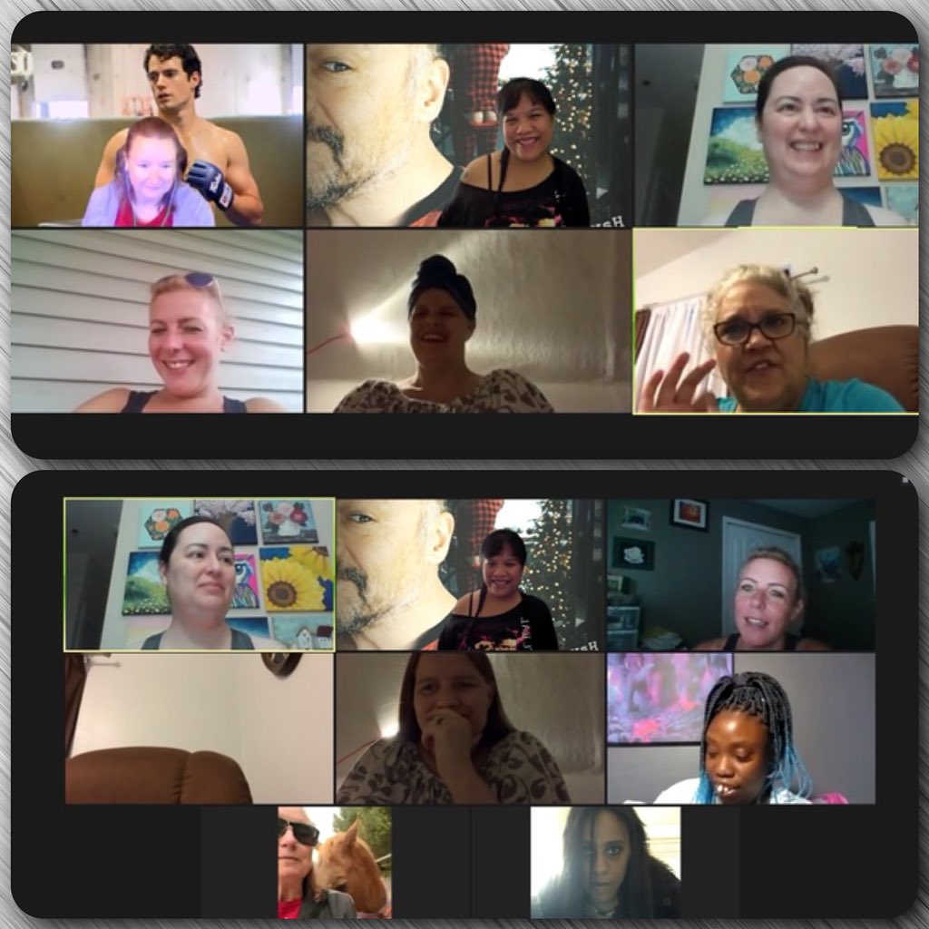walelia's tweet photo. Thank you @alekspaun for being one of the reasons these lovelies are my friends! I love how our chats are never short. ❤️ @bitchtude @NeverKnitDrunk @therosersg @RikkejaneA @wilkibairn @nayemonique @SRhallin @Miss_Kim_H (not pictured) #CPN #CuddlePuddleNation https://t.co/i9jwLpZx2K