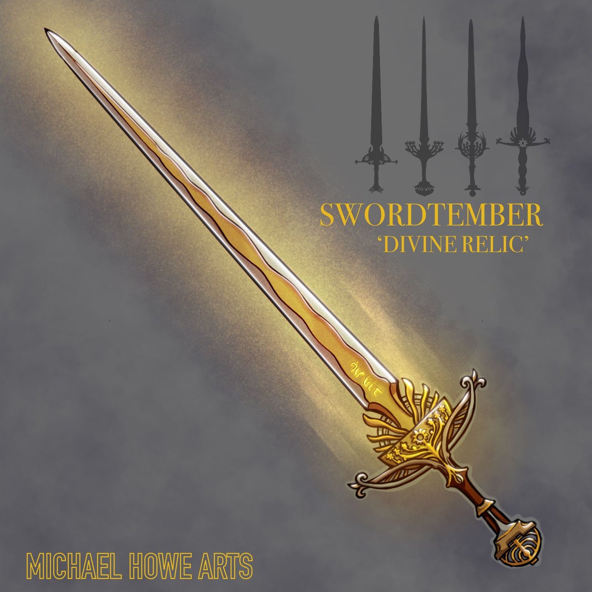 michaelhowearts's tweet photo. Swordtember 9- “Divine Relic”

This one was certainly the hardest for me so far trying to think of things that fit the divine aspect 

#Swordtember #swordtember2020 #swordart #drawing #divinerelic #angelic #holyweapon #divinesmite #flamingsword #glowing #conceptart #conceptartist https://t.co/Y4WDn7ufd6