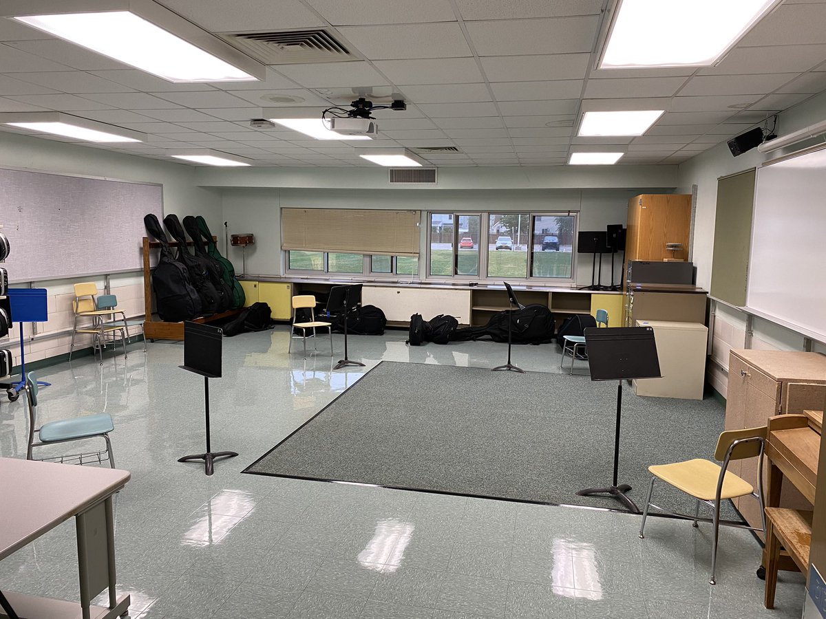 Are you wondering what lessons are going to look like? We will be cleaning often and staying socially distant. Here is the Willow Ridge classroom where we will have only 4 students per group.