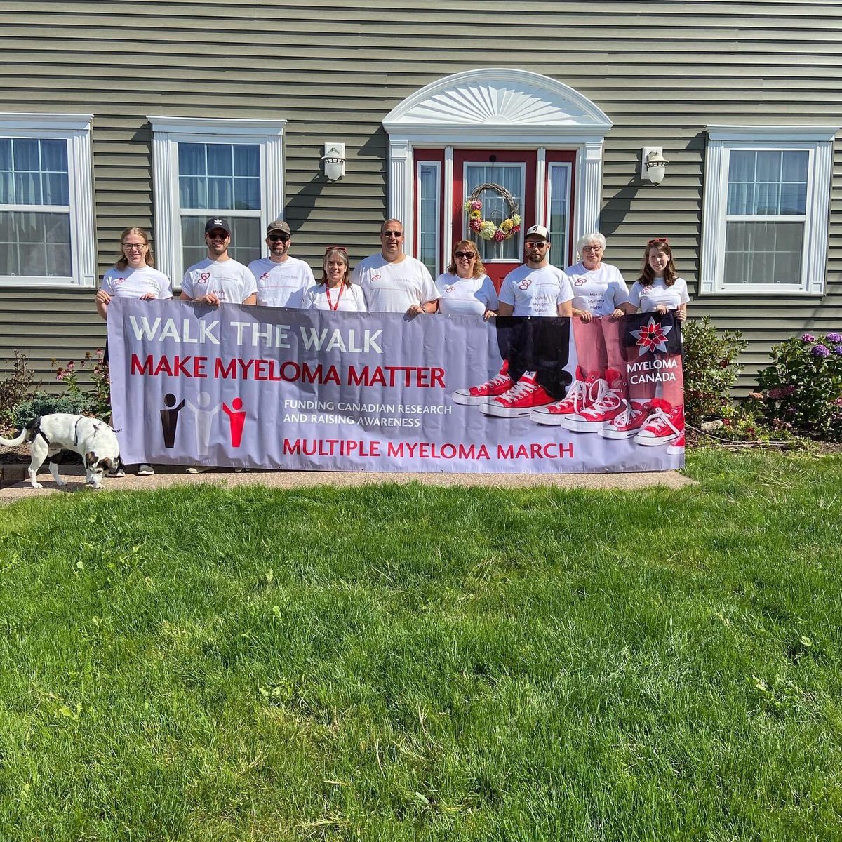 MoniqueForan's tweet photo. @MyelomaCanada  the Senz family participated in our own Leo Senz Memorial Multiple Myeloma March today! https://t.co/Ihl1hMs3E3