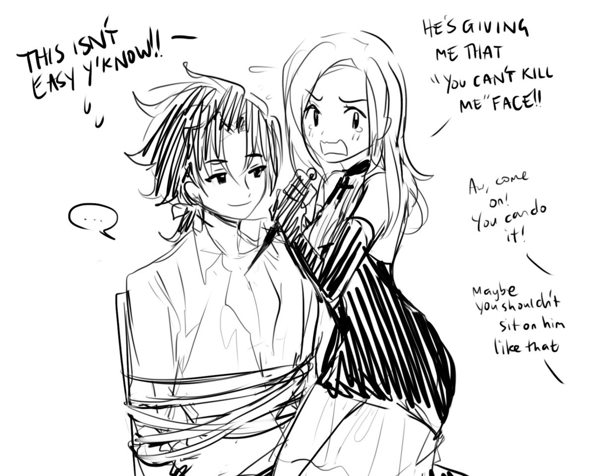 drawing this AU is just an excuse for me to draw dumb stuff like this 
