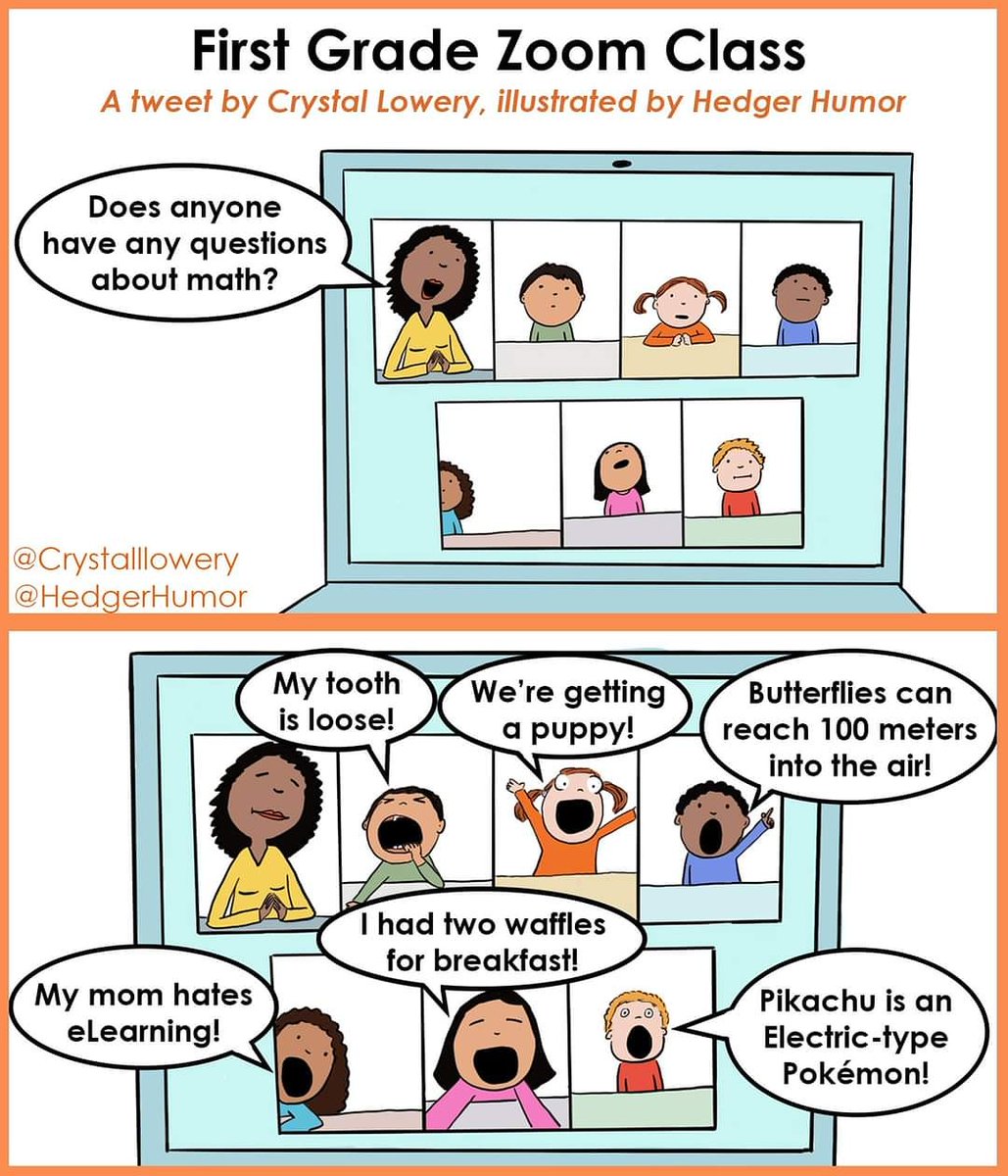 Mrs_Ray_007's tweet photo. Sounds about right!! 😂 Loving every minute of it!! #virtualfirstgrade https://t.co/fYn7buoBMM