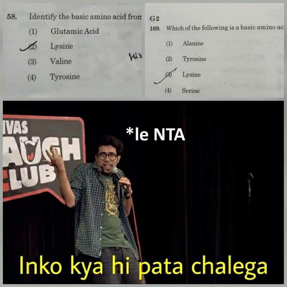DrHritik's tweet photo. NTA Gone Mad.
8 Marks given for free just for using common sense.
#NEET2020 #NEET #neetJEE2020 
#ntaneet #NEETUG https://t.co/QDLXPo0tJG