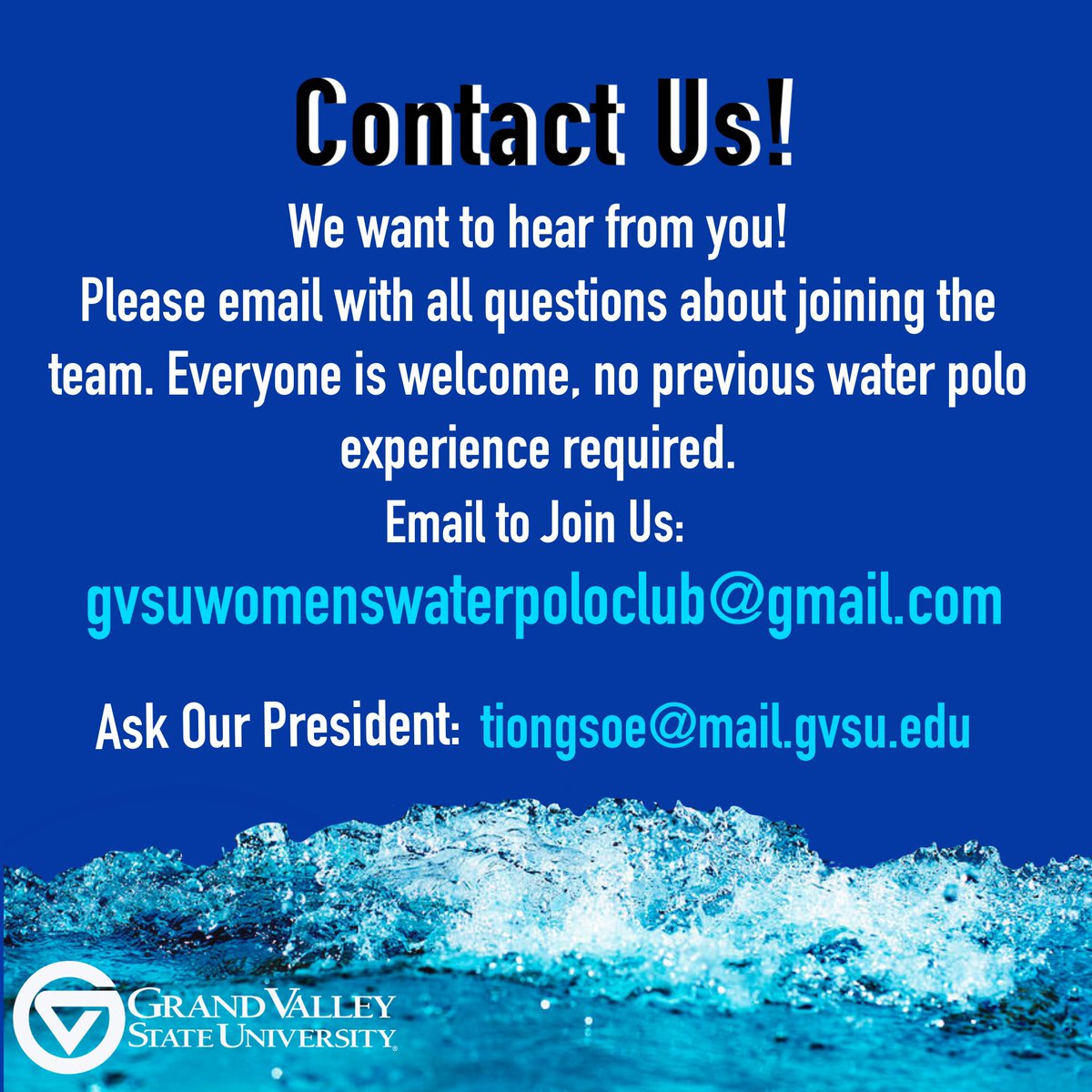 Join the family! We want to hear from you! Feel free to contact us with any questions about the club. One and all are welcome!