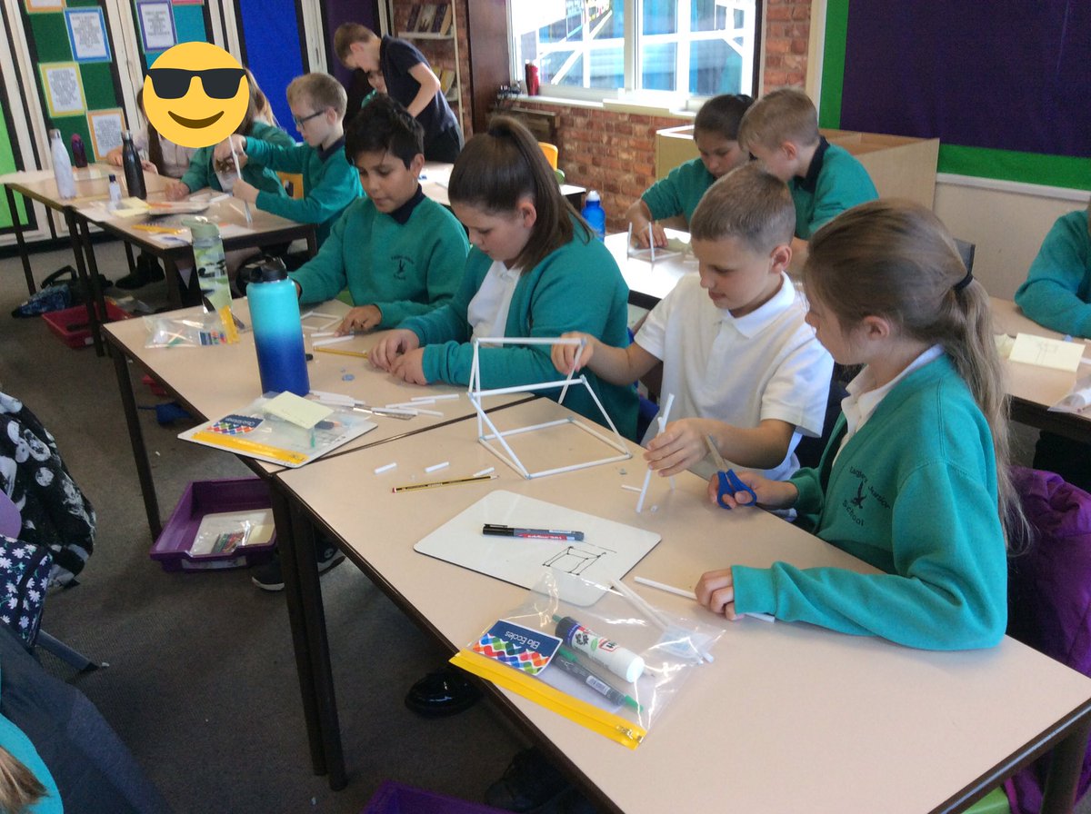 eagley6j's tweet photo. ‘Build a tower out of straws and blu tac,’ I said. 1.84m later and we had a champion. Look at the concentration across the classroom. Well done team! https://t.co/c2Bc3zwFXE
