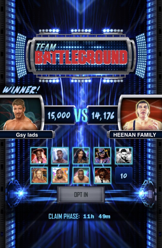 GsyLads's tweet photo. Evening everyone! 24 hours to go until TRTG and currently the final spot in our team is still open! We’re SS20++ looking for a high tier player who’s reliable in BG and grinds team events! Any retweets on this would be very much appreciated, and if interested DM me #WWESuperCard https://t.co/6s9ZuPsdj1