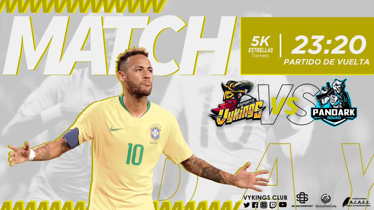 Buenas noches Vykingos/as

#FIFA20❗️❗️ PARTIDO IDA Y VUELTA❗️❗️

Ida

🆚<a href="/PandarkSquad/">Pandark Squad</a> 
⏲23:00
🏆#ZKESTRELLAS