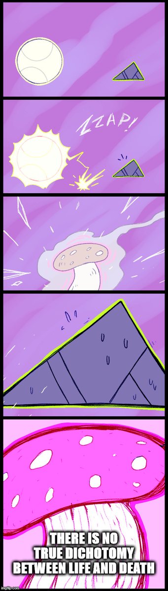 Quote the Wife: "the traveler made a fungus once and the darkness has never known peace since"

#Destiny2