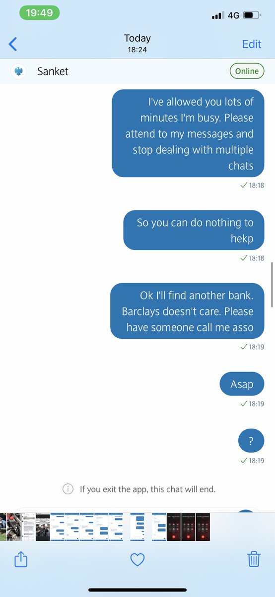 robertemeny's tweet image. And your chat works well too 😂😂😂😂😂😂😂😂 Barclays you’re a disgrace #barclays #financialombudsman
