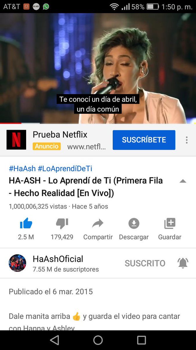 pattopattyto21's tweet photo. SE LOGRÓ.
FELICIDADES HANNA Y ASHLEY, UN RÉCORD MÁS A LA LISTA, LAS AMAMOS.❤😭😭😭 @haashoficial 
#LoAprendiDeTi100millones #LoAprendiDeTi1000Millones https://t.co/qovvCHB9nE