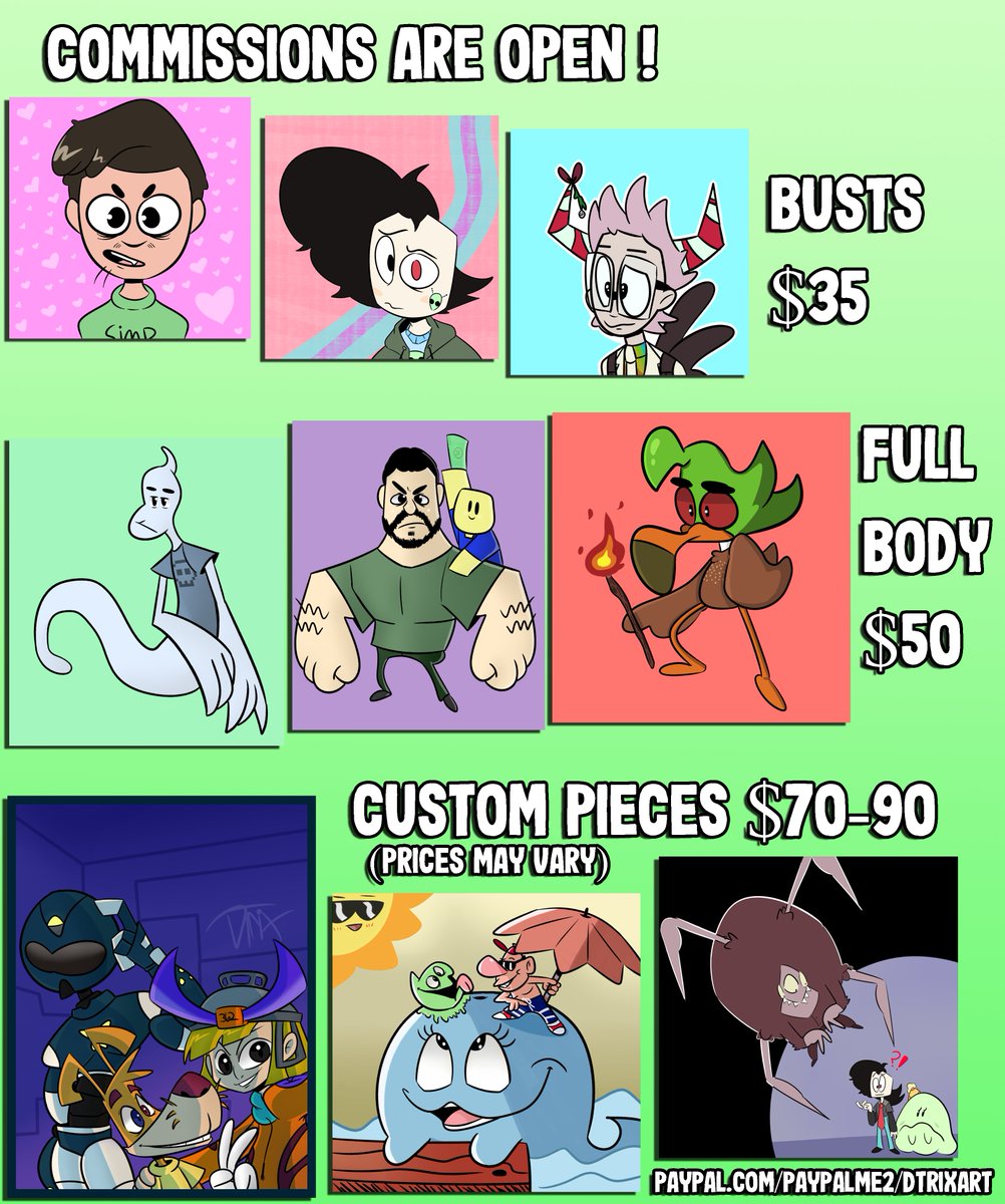 Commissions are officially reopened
DM for more info!
