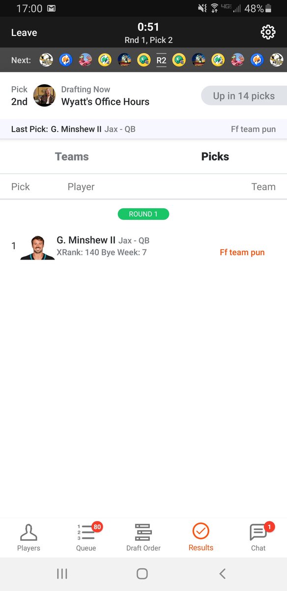 KevmoBoise's tweet photo. . @GardnerMinshew5 #gocougs #budlightminshewdraft #sweepstakes never question my coug Fandom...got him in both leagues. I'll see you in the championship game https://t.co/WXAFRG3MtZ
