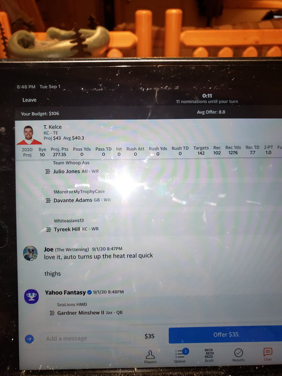 KevmoBoise's tweet photo. . @GardnerMinshew5 #gocougs #budlightminshewdraft #sweepstakes never question my coug Fandom...got him in both leagues. I'll see you in the championship game https://t.co/WXAFRG3MtZ