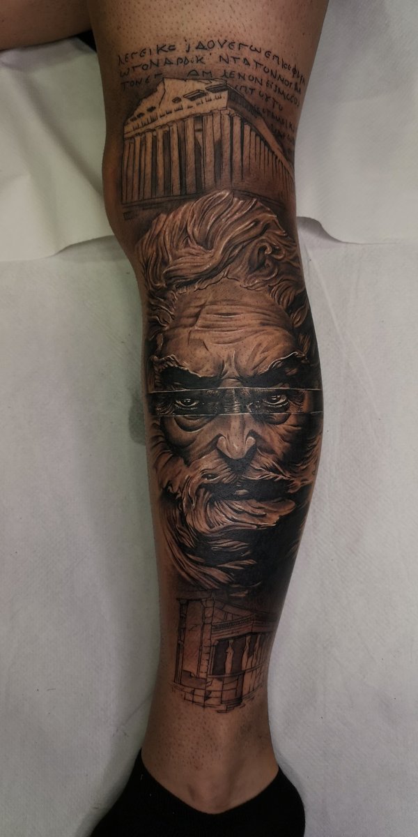 bernardelazaro's tweet photo. ZEUS⚡⚡⚡#tattoo https://t.co/wrR4lIfQm9