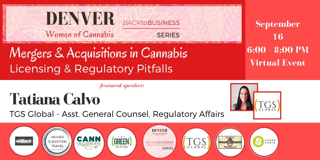 AnneMarieDoyle4's tweet photo. Sept. 16 - Back To Business Series
https://t.co/9IJ0oNiZD5

Please contact denverwomenofcannabis@gmail.com for sponsorship opportunities https://t.co/bU82KweVAb