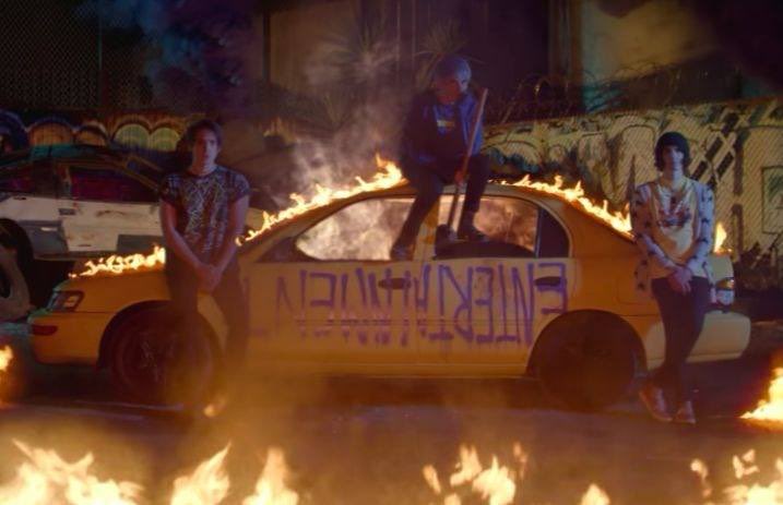 also. this could have a link. so the burning of the yellow car in the not warriors/crybaby music video was to signify the end of the double dare era. this could be a similar, more subtle way of doing the same for the fandom era