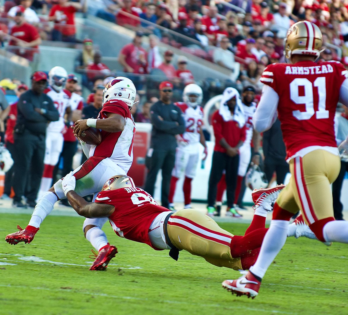 Almost time to feast on some bird. #SFvsAZ

📷 <a href="/drewgiesemann/">💧📸Andrew Giesemann📸💧</a>
