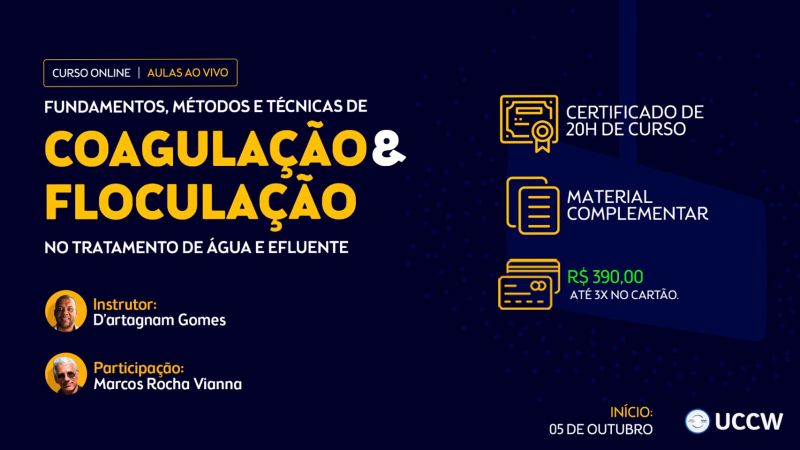 pedroambiental's tweet photo. Um curso que precisa estar na base da construção da carreira de qualquer profissional do mercado de tratamento de águas e efluentes !!!
Inscrições abertas: https://t.co/2JqQbg0wyv https://t.co/oOTtGUgL22