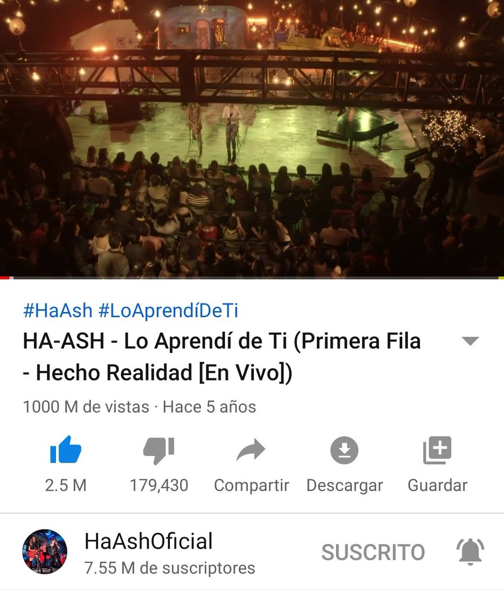 HaAshUruguay's tweet photo. Logramos llegar a los 1000 que felicidad

#LoAprendíDeTi1000Millones @haashoficial https://t.co/6WWlUDPt9l