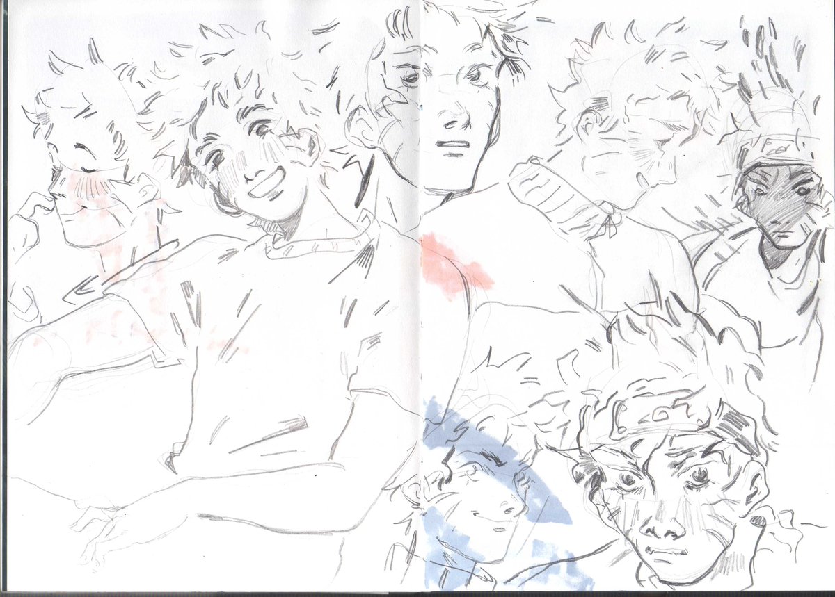 girls in crime and self-indulgent naruto sketches 