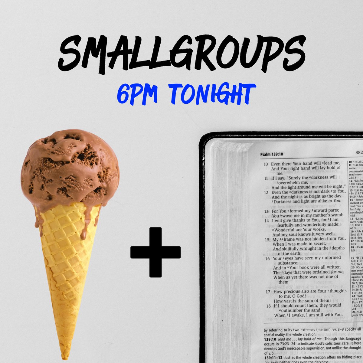 students_echo17's tweet image. Don’t forget small groups are  tonight at 6pm!!