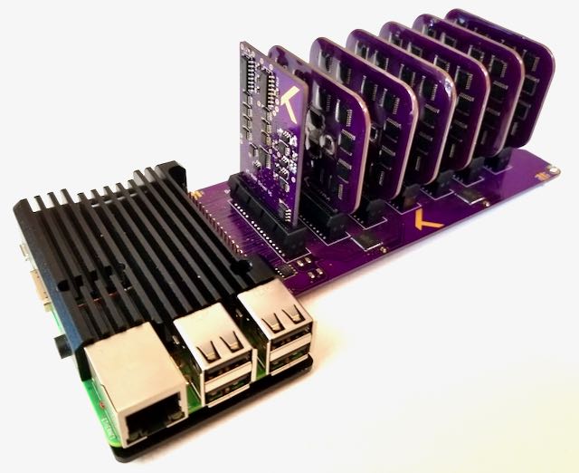 knowmorg's tweet photo. Knowm kT-RAM Server. The platform enables anyone with an internet connection to gain access to thousands of #memristors across 12 to 192 crossbars. https://t.co/RgxJPaxR9l #neuromorphics https://t.co/wb0qHpqTs8