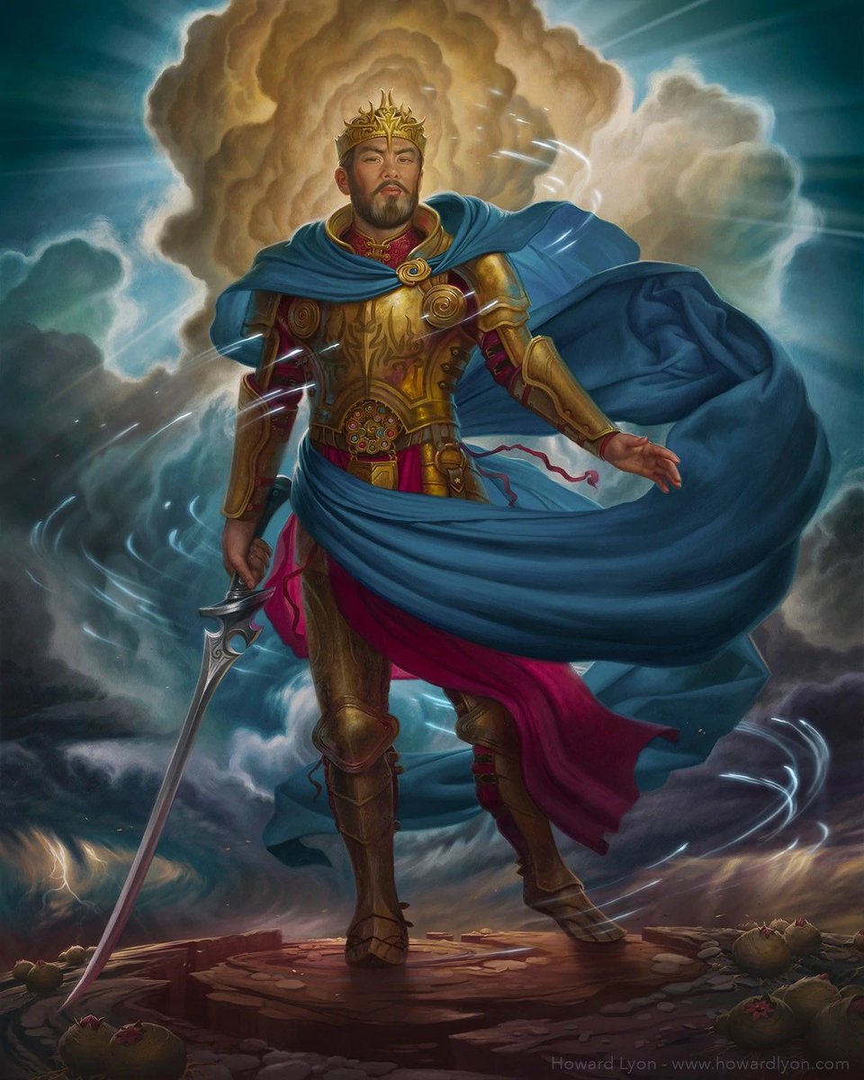 CosmereNetwork's tweet photo. Jezrien, Ishar, Shalash, Vev
Heralds of Roshar
Art by Dan Dos Santos & Howard Lyon
#StormlightArchive #StormlightSunday https://t.co/NvRLPrfniL