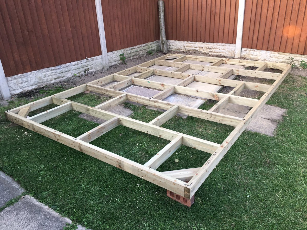 kerry_truman's tweet photo. I appear to be a little obsessed with the soundtrack to #Hamilton.. our on the garden again for a few hours to@finish off the new #MakerShed base.. I was enjoying the music and sunshine so much I feel I may have gone a bit ‘timber crazy’..!? 😆 #MakersHour #wellbeing #DIYstuff https://t.co/gpqvDJF0sV