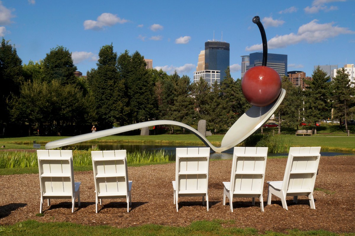 travelgreyhound's tweet photo. So late, but here are my #Top4Theme #Top4Chairs.
1. An odd spot near the Salton Sea, CA
2. Savannah, GA
3. Park Bench in Lucas, KS
4. Spoonbridge and Cherry, MI
@touchse @CharlesMcCool @Giselleinmotion https://t.co/GNDkawJO7o