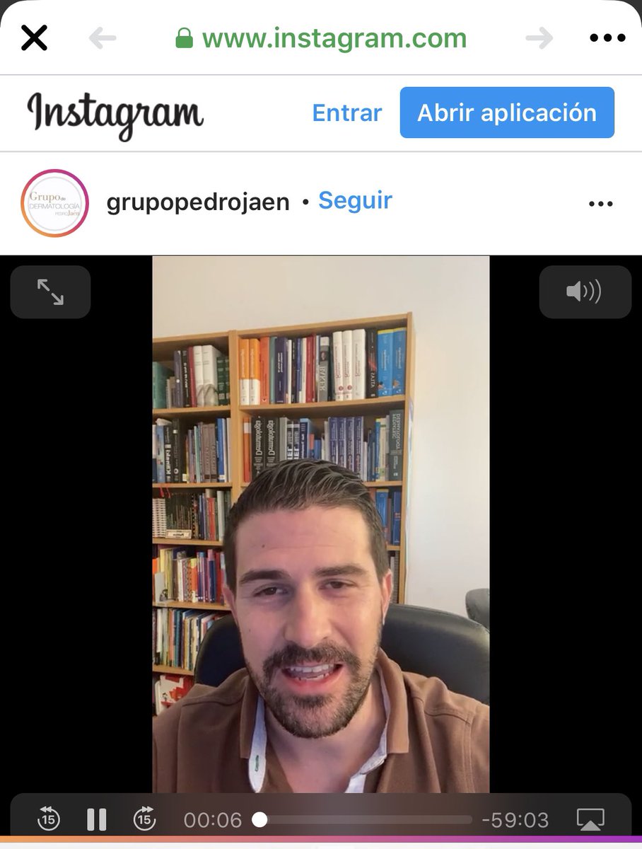 Os dejo el enlace al LIVE de Instagram 🎥 📱acerca de Alopecia Frontal Fibrosante que hemos realizado hoy 13-sept-2020, orientado a pacientes! 👩🏻👨🏻‍🦱
Hemos participado todos los miembros de la Unidad de Tricología <a href="/grupopedrojaen/">Grupo Pedro Jaén</a> y #TricoHRC! 🏥

instagram.com/tv/CFFZo1mqLB8…