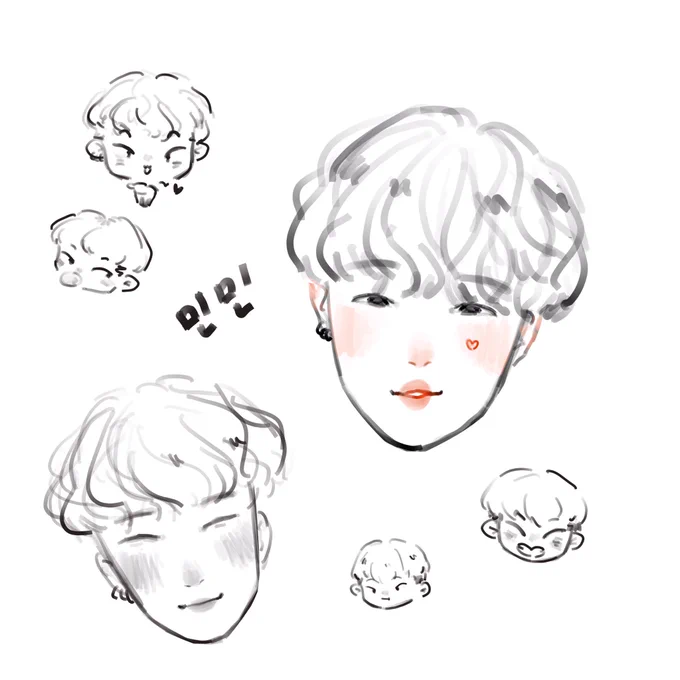 I drew this cuz i don't want to sleep.. does this even look like mingi? I dont know anymore..
#ATEEZfanart 